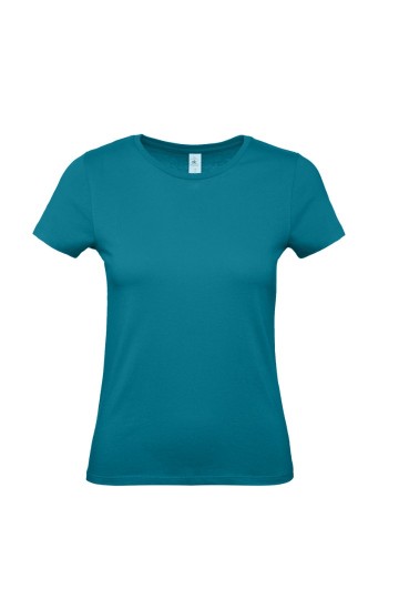 B&C E150 T-shirt TW02T 445 diva blauw