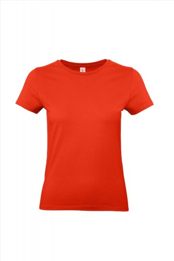 B&C E190 T-shirt Women TW04T 007 vuurrood