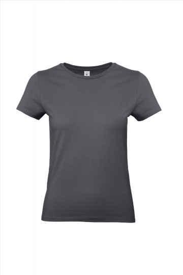 B&C E190 T-shirt Women TW04T 670 donkergrijs
