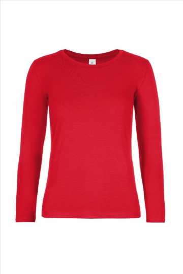 B&C E190 T-shirt LM TW08T 004 rood