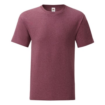 FOTL 614300 Iconic T h1 heather bougogne rood