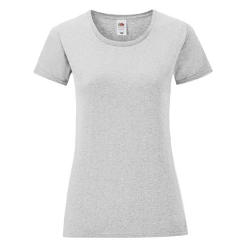 FOTL 614320 Lady Iconic T heather grijs
