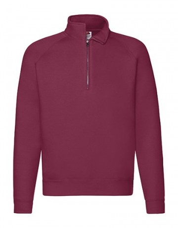 FOTL Zip Neck Sweat (Premium) burgundy