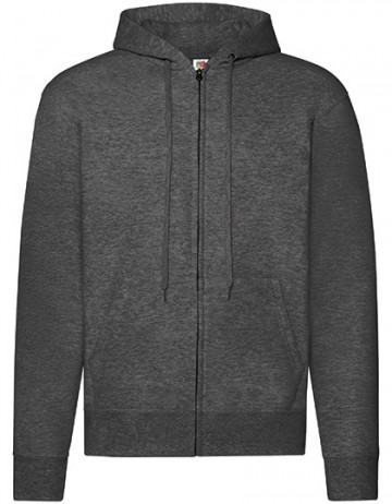FOTL Hooded Sweat Jacket (Classic) donker heather grijs