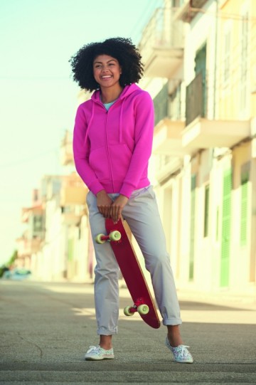 FOTL Lady-Fit Hooded Sweat Jacket (Premium)