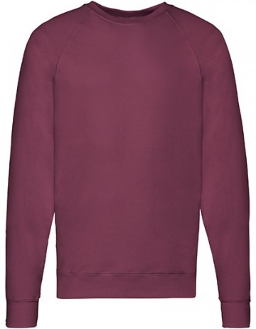 FOTL Lightweight Raglan Sweat burgundy