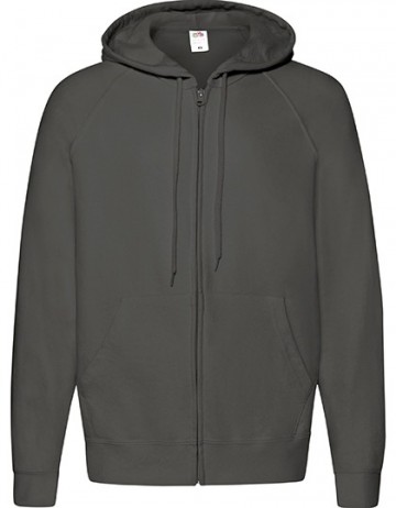 FOTL Lightweight Hooded Sweat Jacket licht grafiet