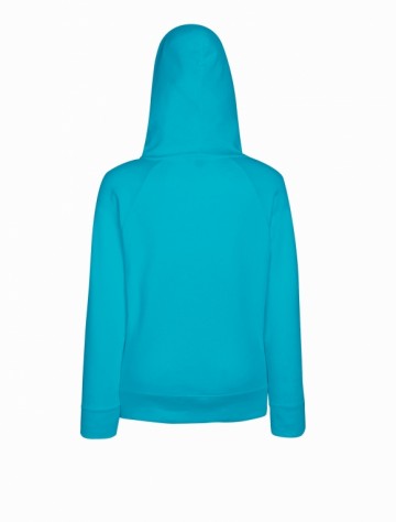 FOTL Lady-Fit Lightweight Hooded Sweat Jacket rug ZU