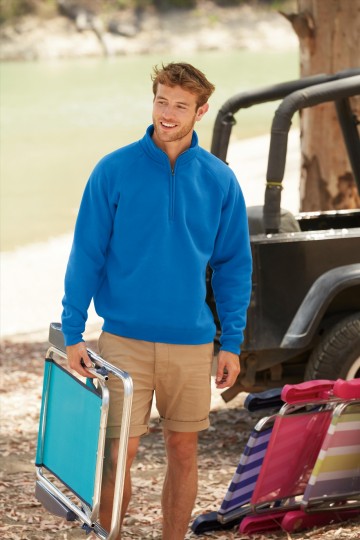 620320 FOTL Zip Neck Sweat (Premium)