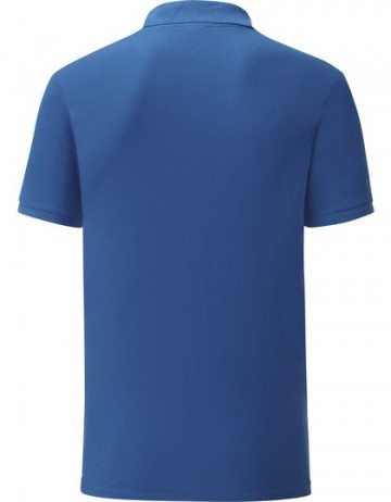 630420 FOTL Tailored Fit Polo koningsblauw rug