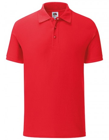 630420 FOTL Tailored Fit Polo rood