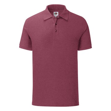 FOTL 630440 Iconic polo h1 heather bourgogne rood