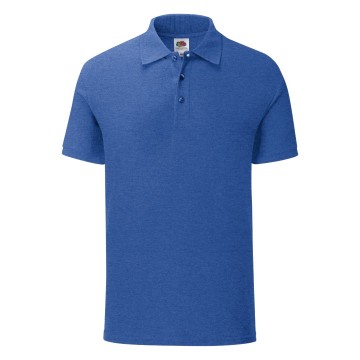 FOTL 630440 Iconic polo r6 heather koningsblauw