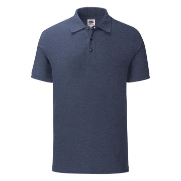 FOTL 630440 Iconic polo vf heather marineblauw