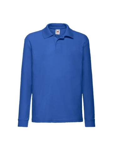 FOTL Kids 65/35 Polo met LM koningsblauw
