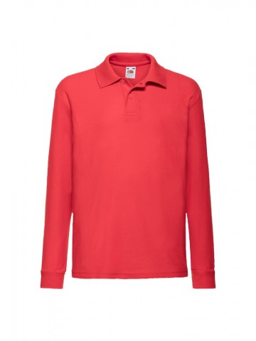 FOTL Kids 65/35 Polo met LM rood