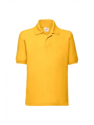 634170 FOTL Kids 65/35 Polo zonnebloemgeel