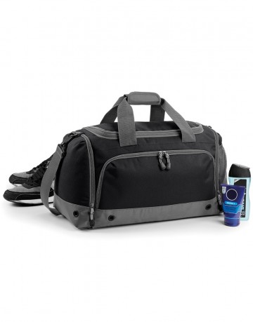 BG544 BagBase Athleisure Holdall Zwart/Grijs