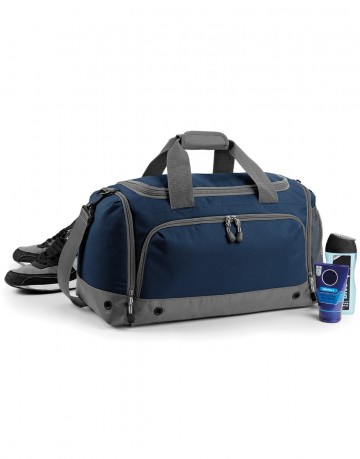 BG544 BagBase Athleisure Holdall Frans marineblauw/Grijs