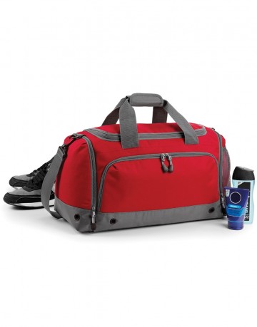 BG544 BagBase Athleisure Holdall Rood/Grijs