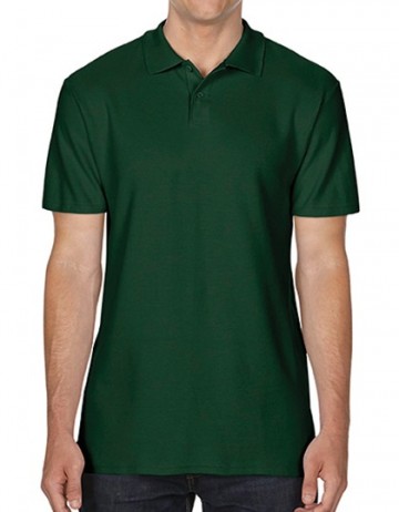 64800 Gildan Softstyle® Double Piqué Polo bosgroen