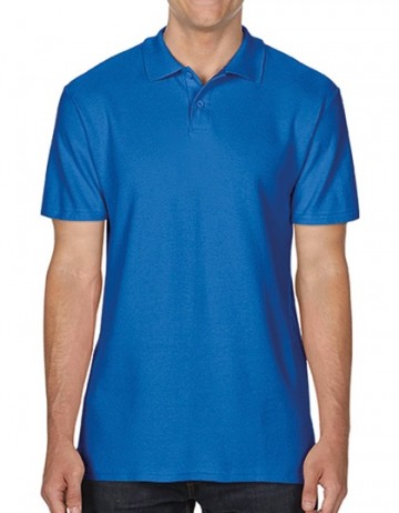 64800 Gildan Softstyle® Double Piqué Polo koningsblauw