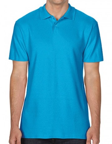 64800 Gildan Softstyle® Double Piqué Polo saffierblauw