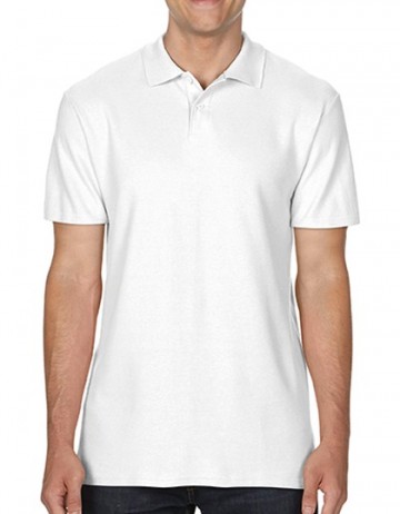 64800 Gildan Softstyle® Double Piqué Polo wit