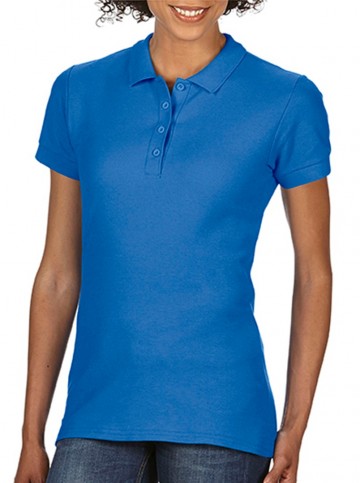 64800L Gildan Softstyle® Double Piqué Polo koningsblauw