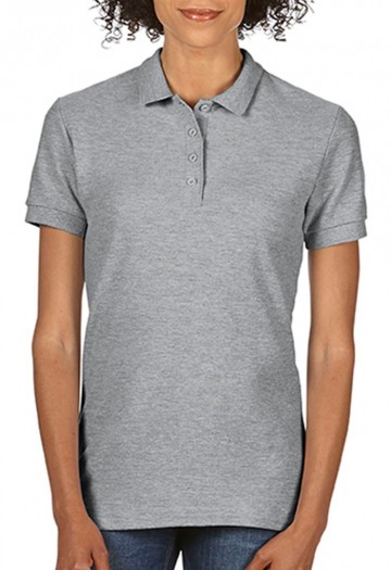 64800L Gildan Softstyle® Double Piqué Polo sportgrijs