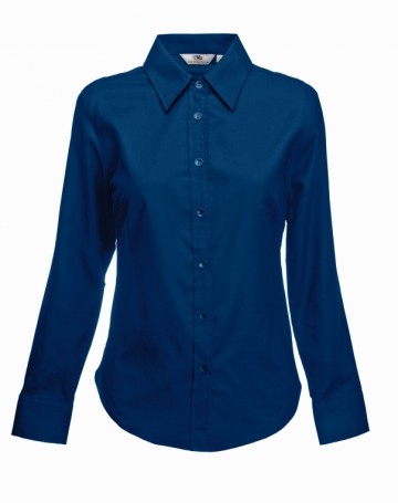 FOTL Lady-Fit Oxford Shirt met LM 32