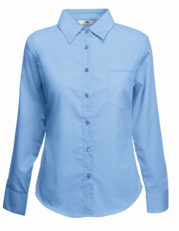 FOTL Lady-Fit Poplin Shirt met LM MU