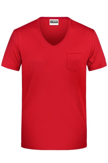 JN Men's T Pocket 8004 rood