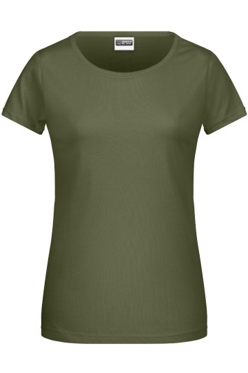 JN Ladies Basic-T 8007 olijfgroen