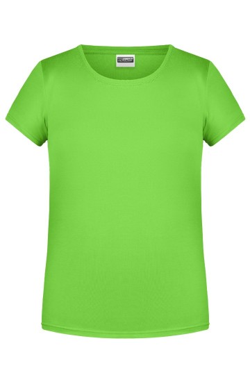 JN Girls Basic-T 8007G limoengroen