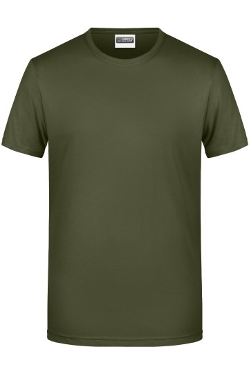 JN Men's Basic-T 8008 olijfgroen