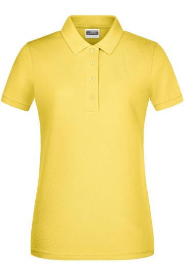 JN Ladies Basic Polo 8009 lichtgeel