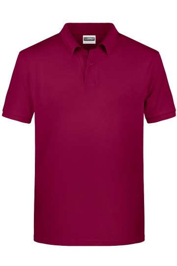 JN Men's Basic Polo 8010 wijnrood