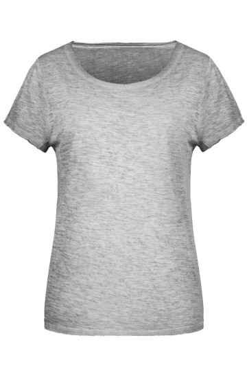 JN Ladies Slub-T 8015 lichtgrijs