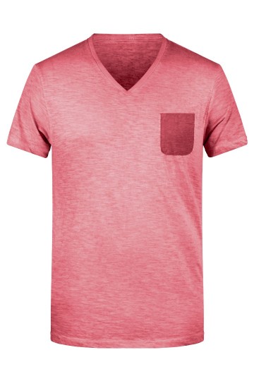 JN Men's Slub-T 8016 chili