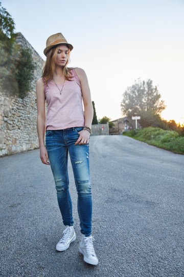 JN Ladies Slub-Top 8017