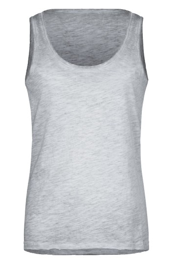 JN Ladies Slub-Top 8017 lichtgrijs