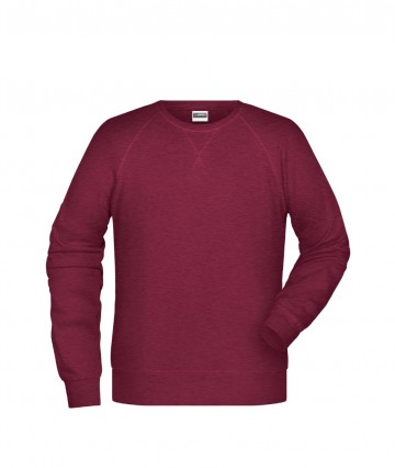 JN Men's Sweat 8022 bourgognerood