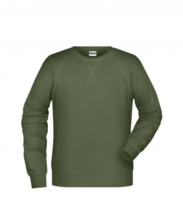 JN Men's Sweat 8022 olijfgroen
