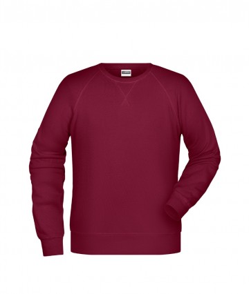 JN Men's Sweat 8022 wijnrood
