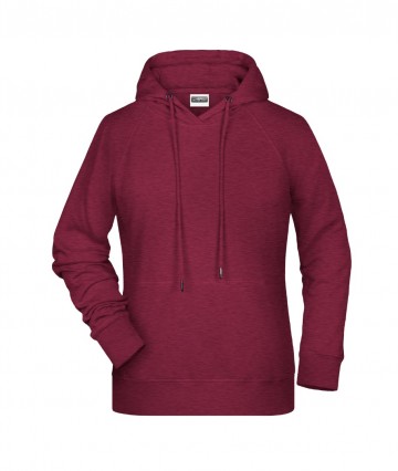 JN Ladies Hoody 8023 bourgognerood