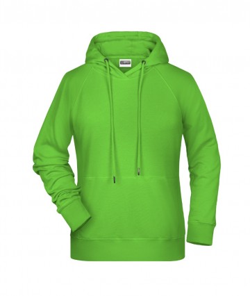 JN Ladies Hoody 8023 limoengroen