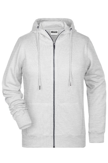 JN Ladies Zip Hoody 8025 asgrijs