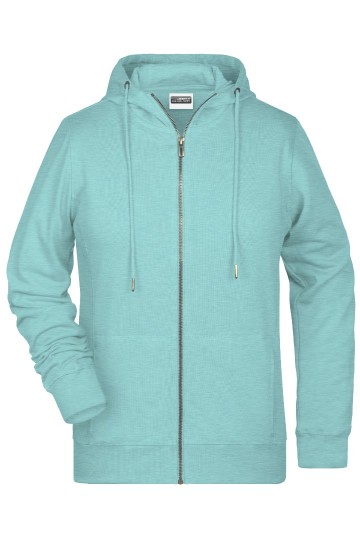 JN Ladies Zip Hoody 8025 glaciermelange