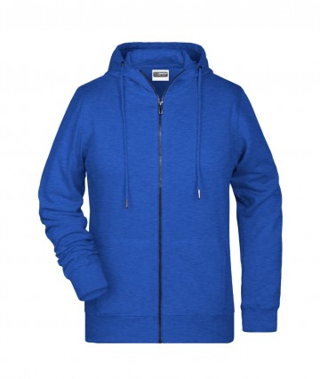 JN Ladies Zip Hoody 8025 inkmelange
